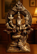 Rare Antique Brass Handicrafted Varahi Amman Sculpture – South Indian Temple Style