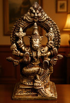 Rare Antique Brass Handicrafted Varahi Amman Sculpture – South Indian Temple Style