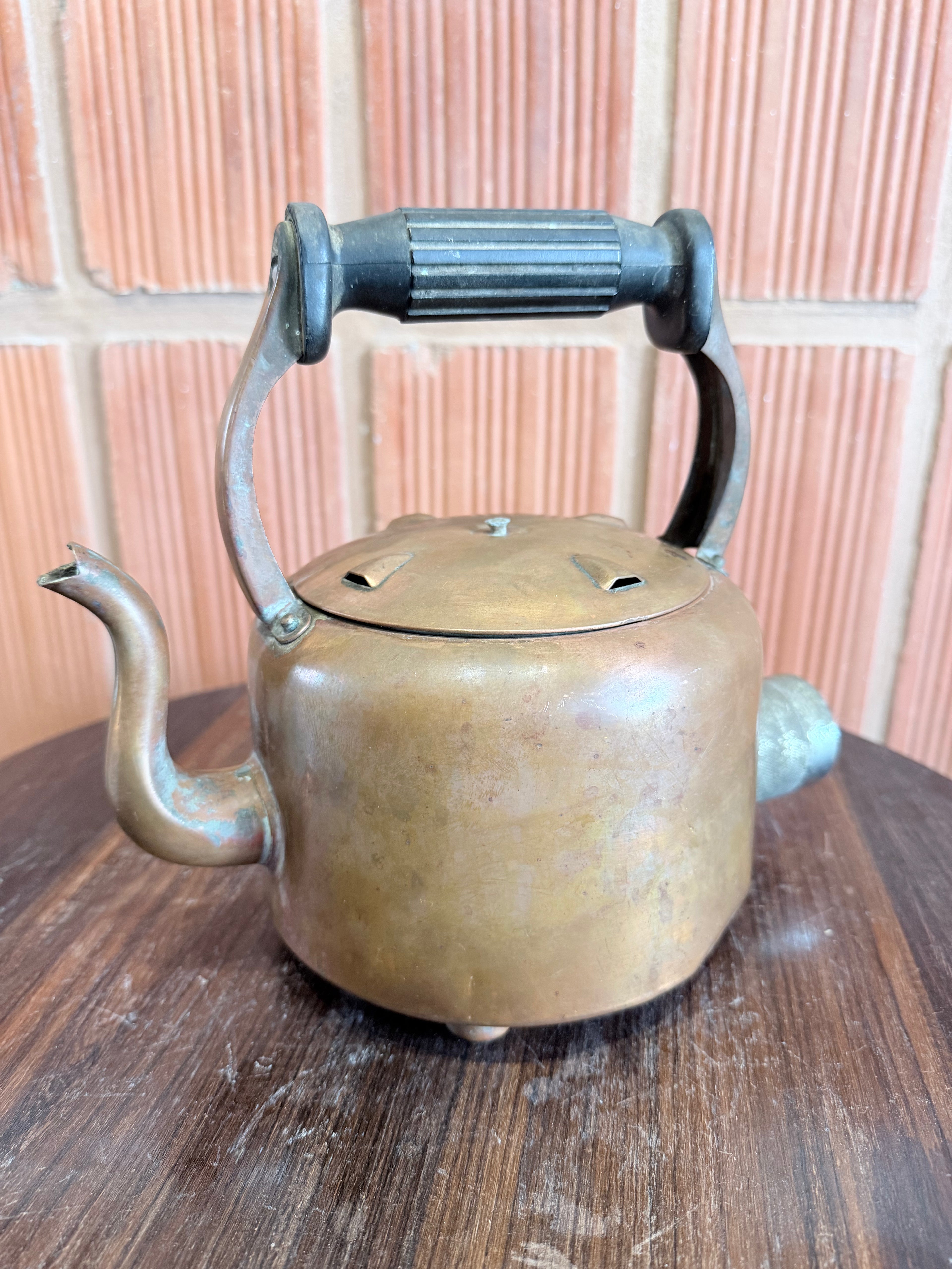 Rare 1920s Bulpitt & Sons “Swan Brand” British Electric Copper Kettle – Early Model Vintage Appliance