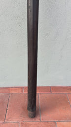 19th–20th Century Chettinad Karungali Pestle (Ulakkai) – Antique Grain Pounder (5’2”)